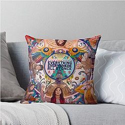 Everything Everywhere at Once Colorful Throw Pillow