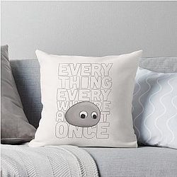 Everything Everywhere At Once Rock Throw Pillow