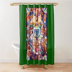 Everything Everywhere All Once Graphic Shower Curtain