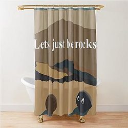 Everything Everywhere All Once Rocks Merch T-Shirt Poster Shower Curtain