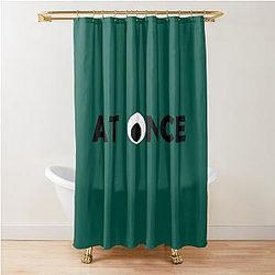 Everything Everywhere All Once Rock Shower Curtain