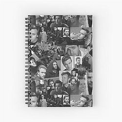 Ewan McGregor Black Aesthetic Collage Art Notebook