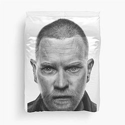 Ewan McGregor Pencil-Inspired Duvet Cover