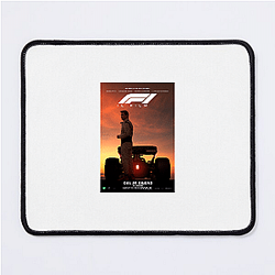 F1 The Movie stars the famous American actor Brad Pitt F1 The Movie Mouse Pads
