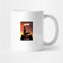 F1 The Movie stars the famous American actor Brad Pitt F1 The Movie Mugs