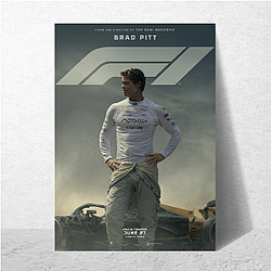 F1 The Movie is directed by Joseph Kosinski of Top Gun Maverick fame F1 The Movie Posters