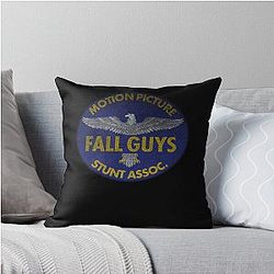 Distressed Fall Guy Stunt Association Throw Pillow