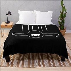 Fall Guys Ultimate Knockout Guy Falling Throw Blanket