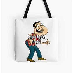 Quagmire Family Guy All Over Print Tote Bag