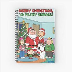 Family Guy Christmas Card Notebook