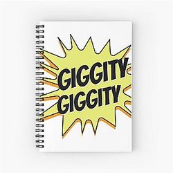 Giggity Family Guy Spiral Notebook