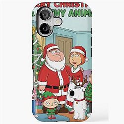 Family Guy Christmas Card Tough Case for iPhone