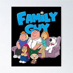Family Guy with Poster