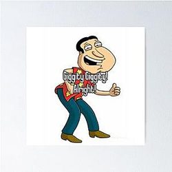 Quagmire from Family Guy Poster