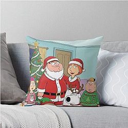 Family Guy Christmas Card Pillow
