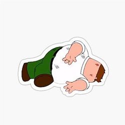 Fallin' Peter - Family Guy Sticker