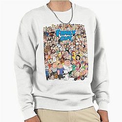 Family Guy Character Pullover Sweatshirt