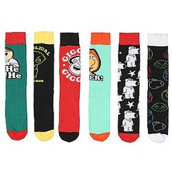 Family Guy Cartoon Crew Socks For Men Women 6 Pack