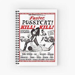 Faster Pussycat Kill Spiral Notebook