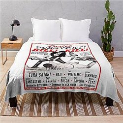 Faster Pussycat Kill Throw Blanket