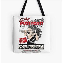 Faster Pussycat Kill Kill All Over Print Tote Bag