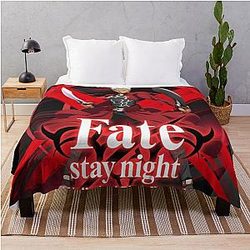 Fate Stay Night Throw Blanket