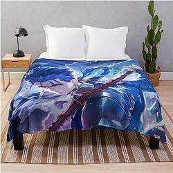 Lancer Fate: Stay Night Anime Battle Spear Throw Blanket