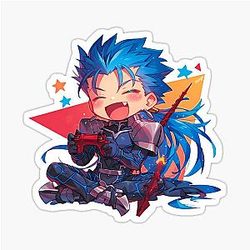 Fate Stay Night Anime Gaming Controller Sticker