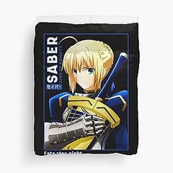 Saber Fate Stay Night Duvet Cover
