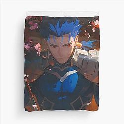 Fate Stay Night Fierce Cherry Blossom Spear Duvet Cover