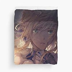 Saber Fate Stay Night Design For Duvet Cover
