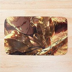 Gilgamesh Fate Stay Night Anime Golden Warrior Bath Mat