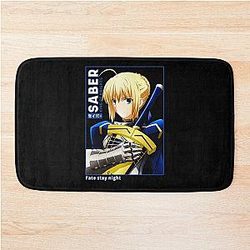 Saber Fate Stay Night Bath Mat