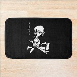 Saber Fate Stay Night Anime Fan Art Bath Mat