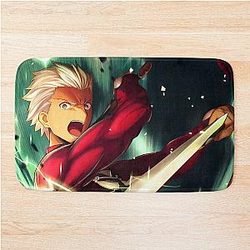 Archer Fate Stay Night Anime Crimson Bath Mat
