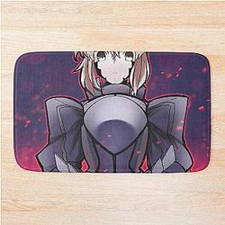 Saber Alter Fate Stay Night Drawing for Otaku Bath Mat