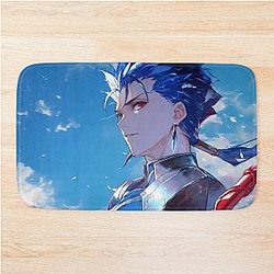 Lancer Fate Stay Night Anime Heroic Spear Sky Champion Bath Mat