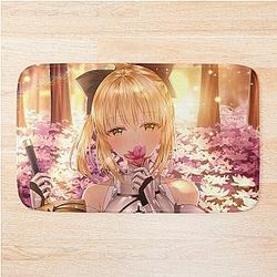 Saber Fate Stay Night For Bath Mat