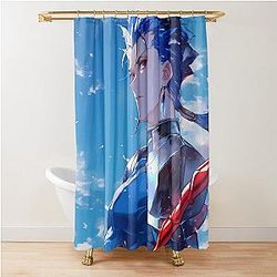 Fate Stay Night Anime Champion Heroic Sky Shower Curtain