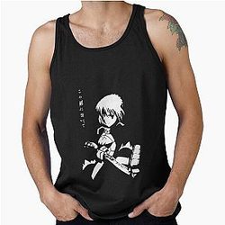 Saber Fate Stay Night Anime Tank Top
