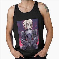 Saber Alter Fate Stay Night Drawing for Otaku T-Shirt