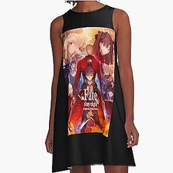 Fate Stay Night Poster   	 A-Line Dress