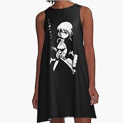 Saber Fate Anime A-Line Dress