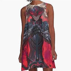 Saber Alter Fate Stay Night Anime Dark Knight Vengeance Dress