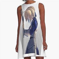 Saber Fate Stay night A-line Dress