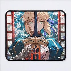 Saber Alter Fate Stay Night Anime Behind Crimson Blade Mouse Pad