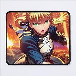 Fate Stay Night Anime Girl Battle Armor Mouse Pad
