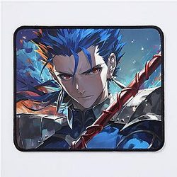 Fate Stay Night Lancer Anime Spear Wielder Dark Battlefield Mouse Pad