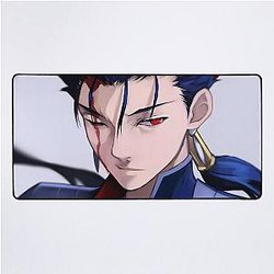 Fate Stay Night Lancer Anime Crimson Warrior Desk Mat