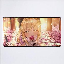 Saber Fate Stay Night for Wibu Desk Mat